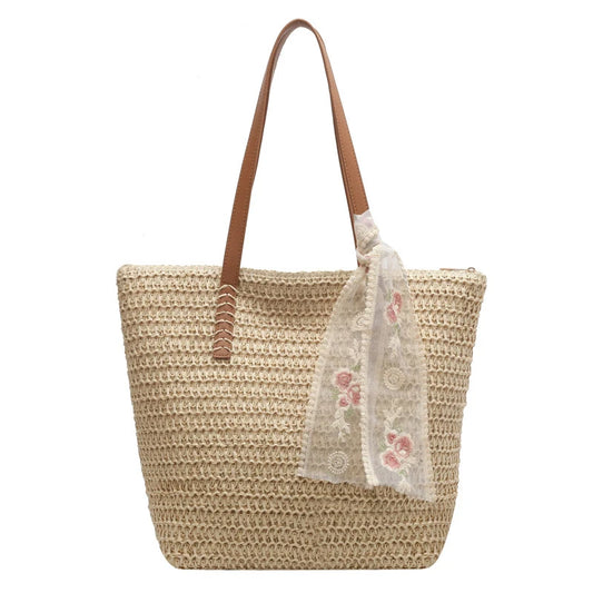 Handmade large woven tote bag for women|summer shulder bag with spacious|design stylis eco-friendly handbag